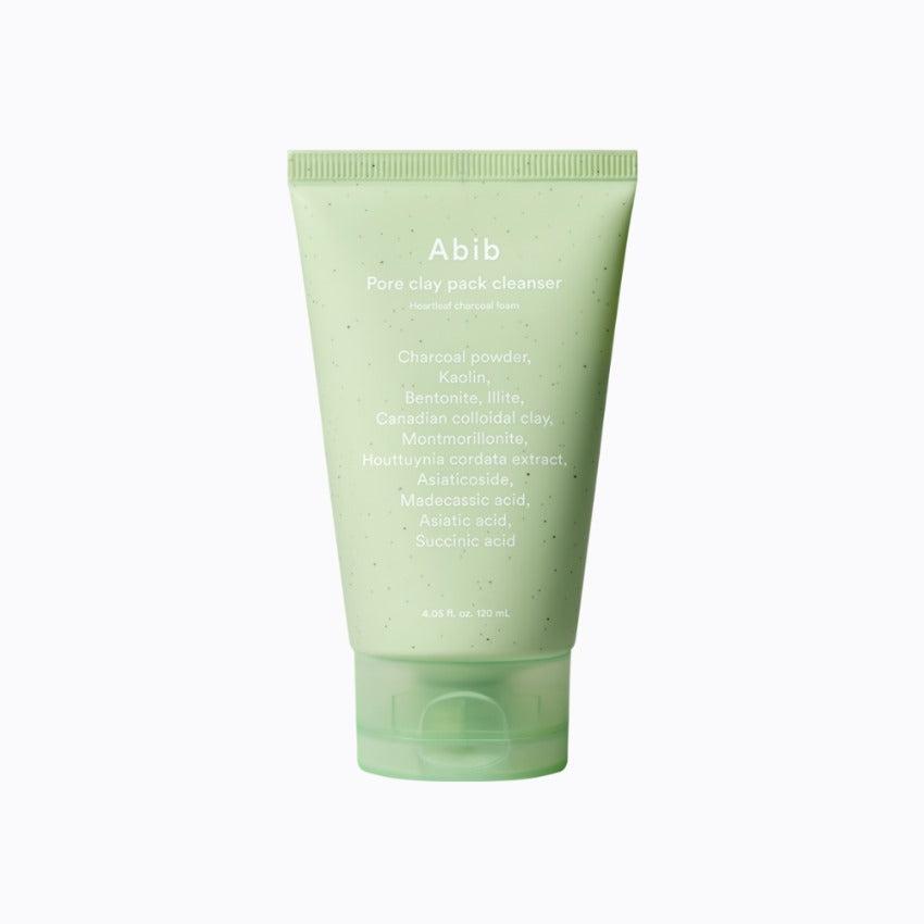 Abib Pore Clay Pack Cleanser Houttuynia cordata Угольная упаковка для пенки 120 мл