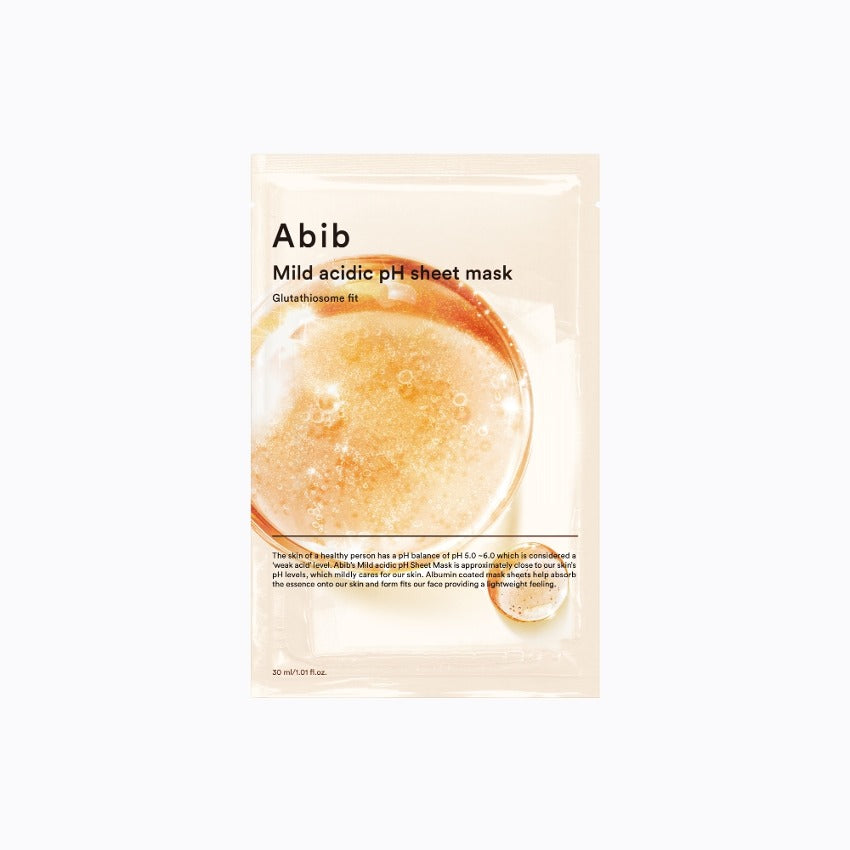 Abib 약산성 시트 마스크 글루타치온좀 핏
