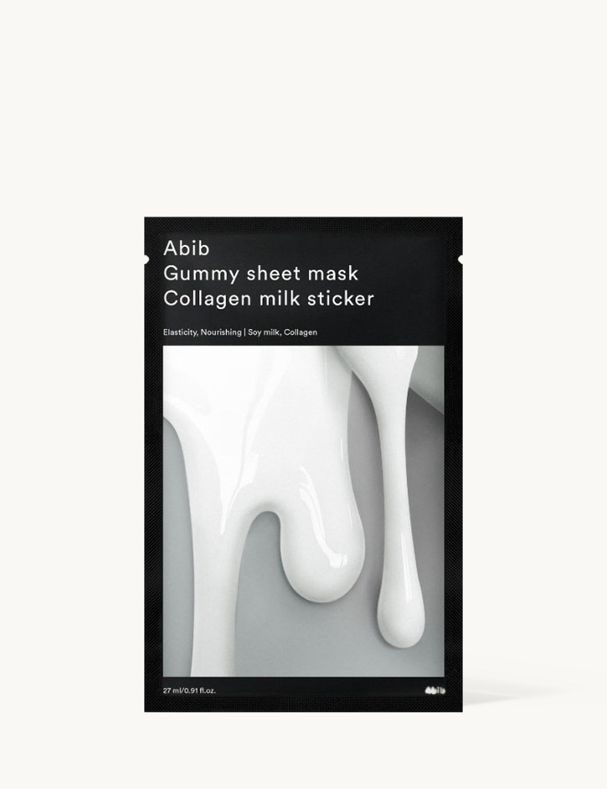 Gummy Sheet Mask Collagen Milk Sticker