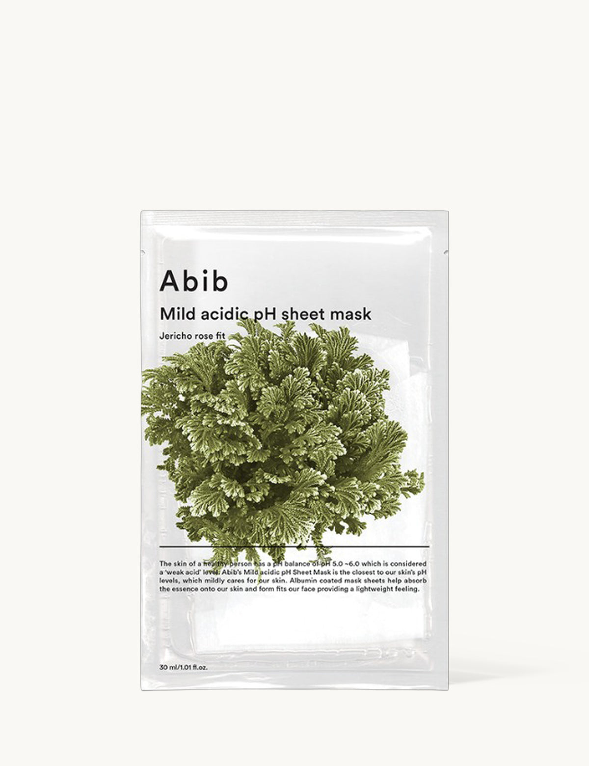 Mild Acidic pH Sheet Mask Jericho Rose Fit