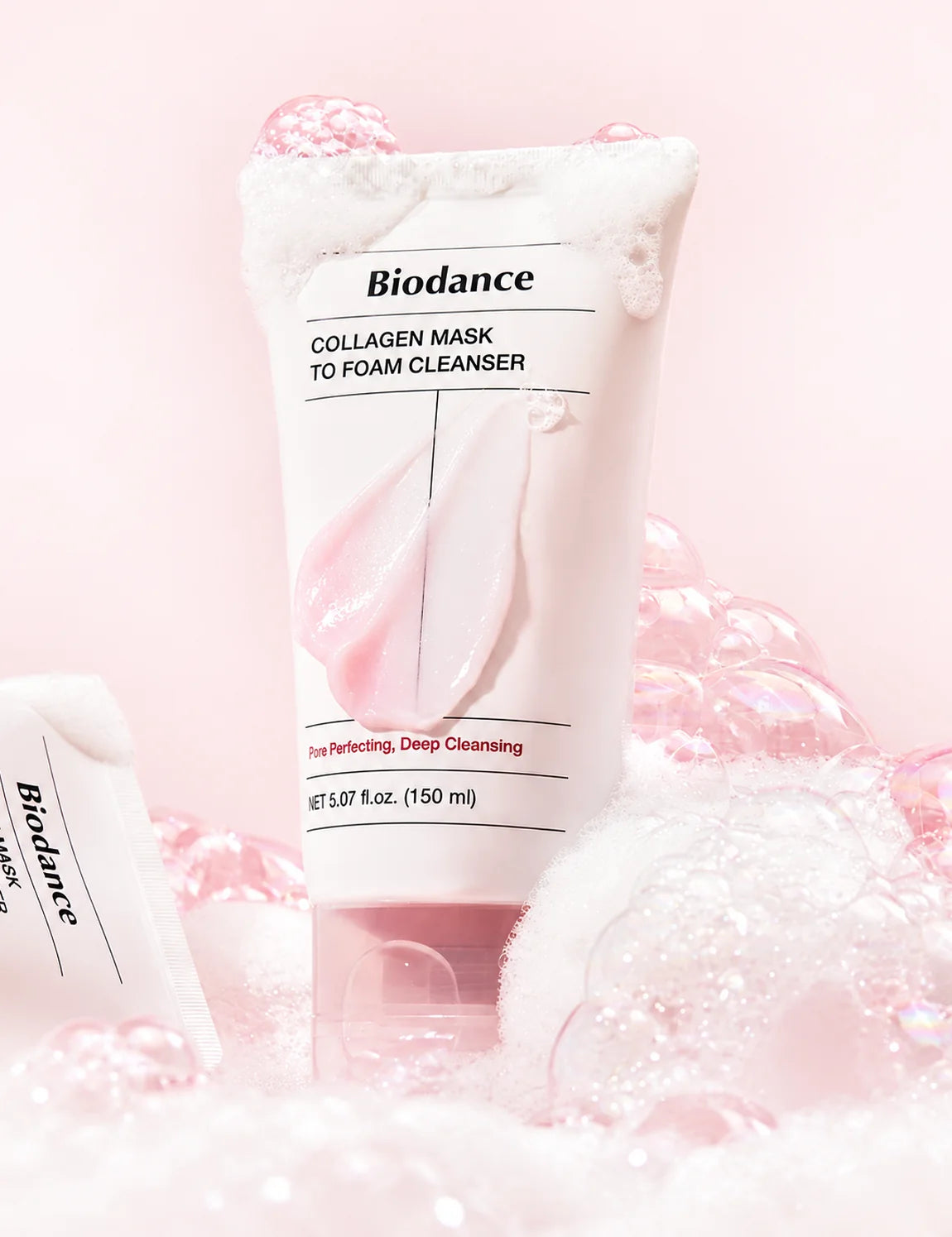 Collagen Mask to Foam Cleanser