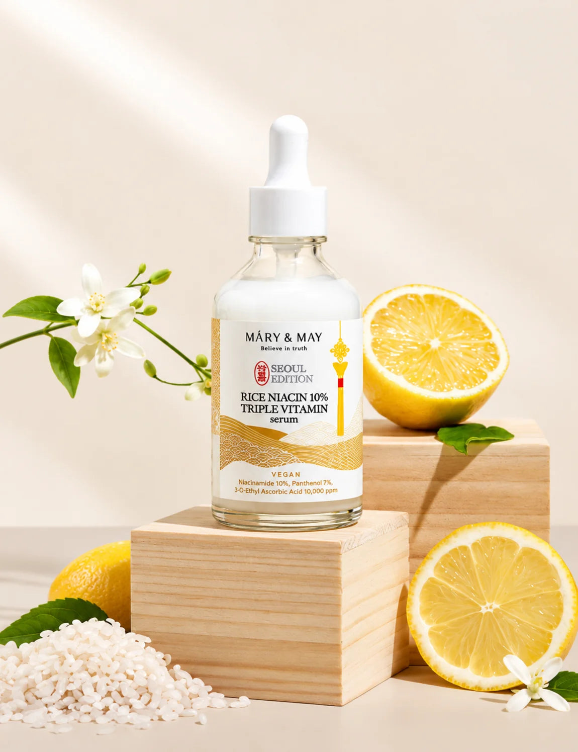 Vegan Rice Niacin 10% Triple Vitamin Serum