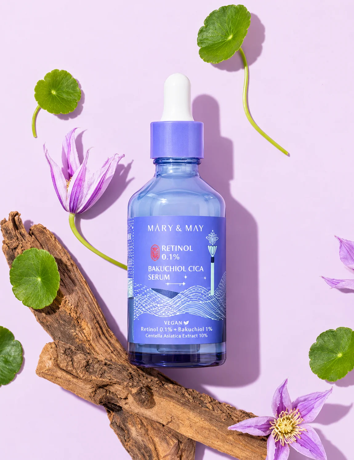 Vegan Retinol 0.1% Bakuchiol Cica Serum
