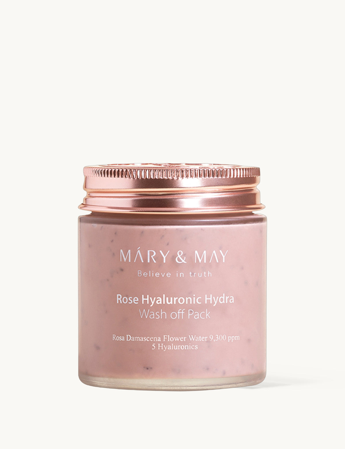 Vegan Rose Hyaluronic Hydra Wash off Pack 125g