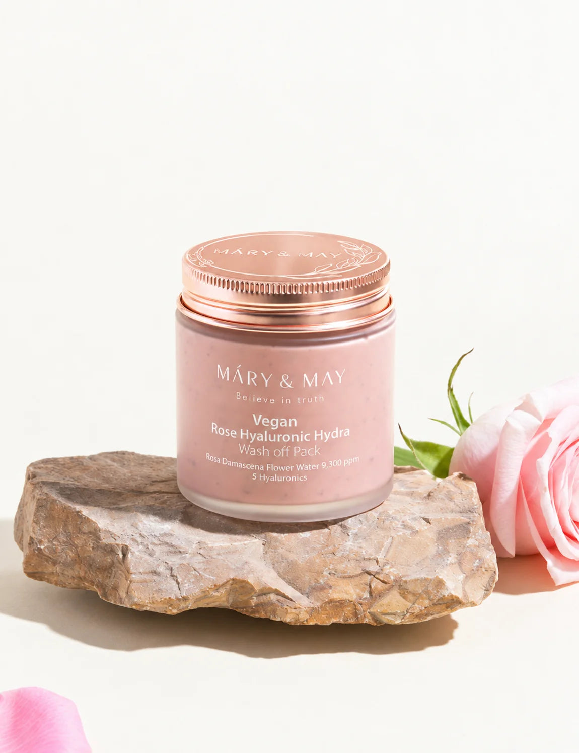 Vegan Rose Hyaluronic Hydra Wash off Pack