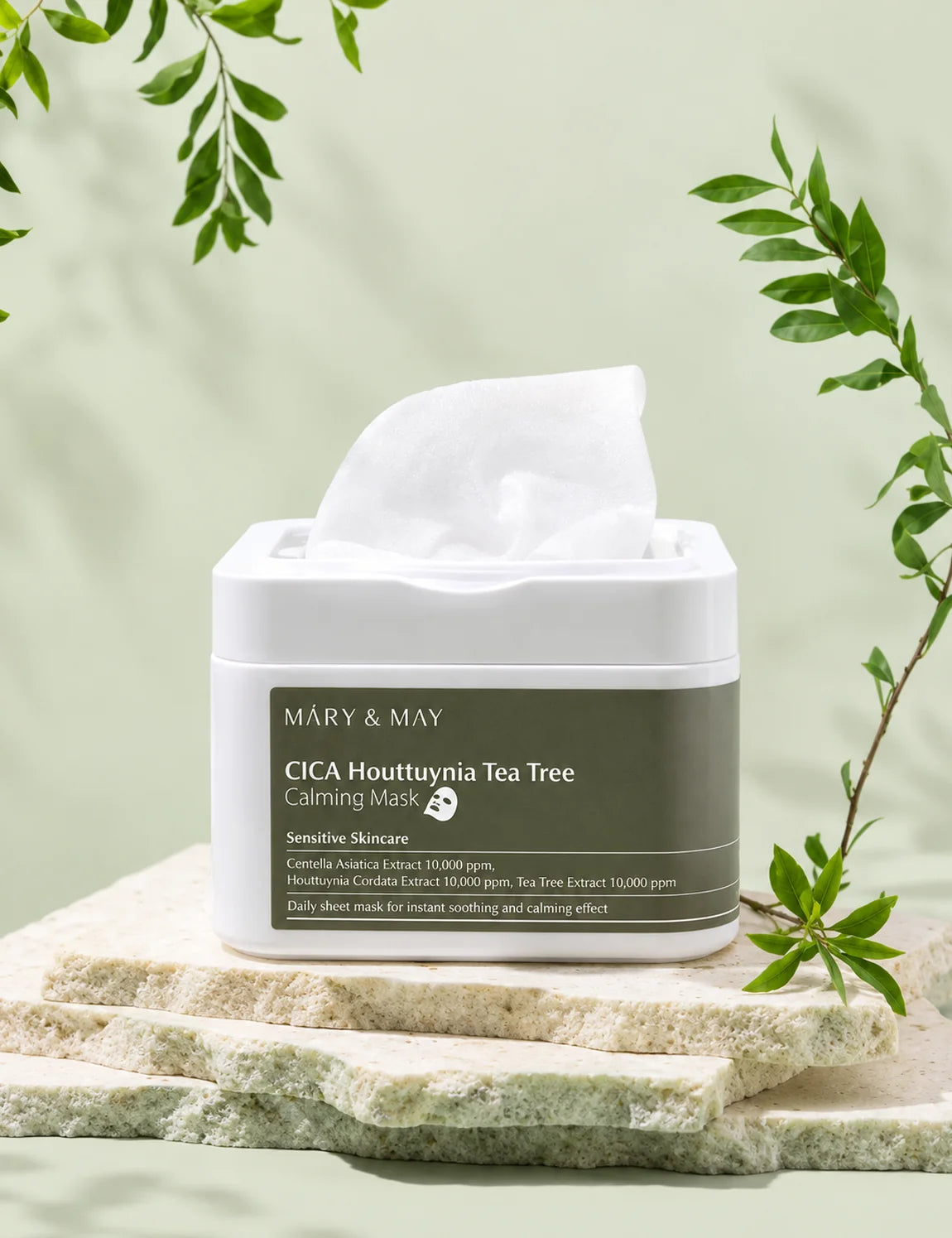 CICA Houttuynia Tea Tree Calming Mask 30ea