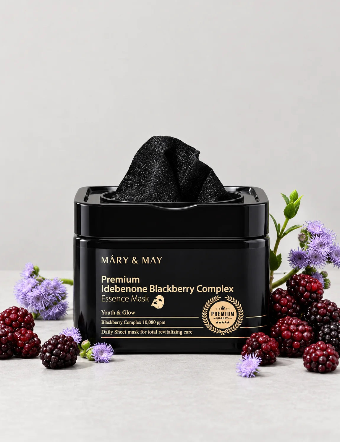 Premium Idebenone Blackberry Complex Essence Mask 30ea (250g*20sheets)