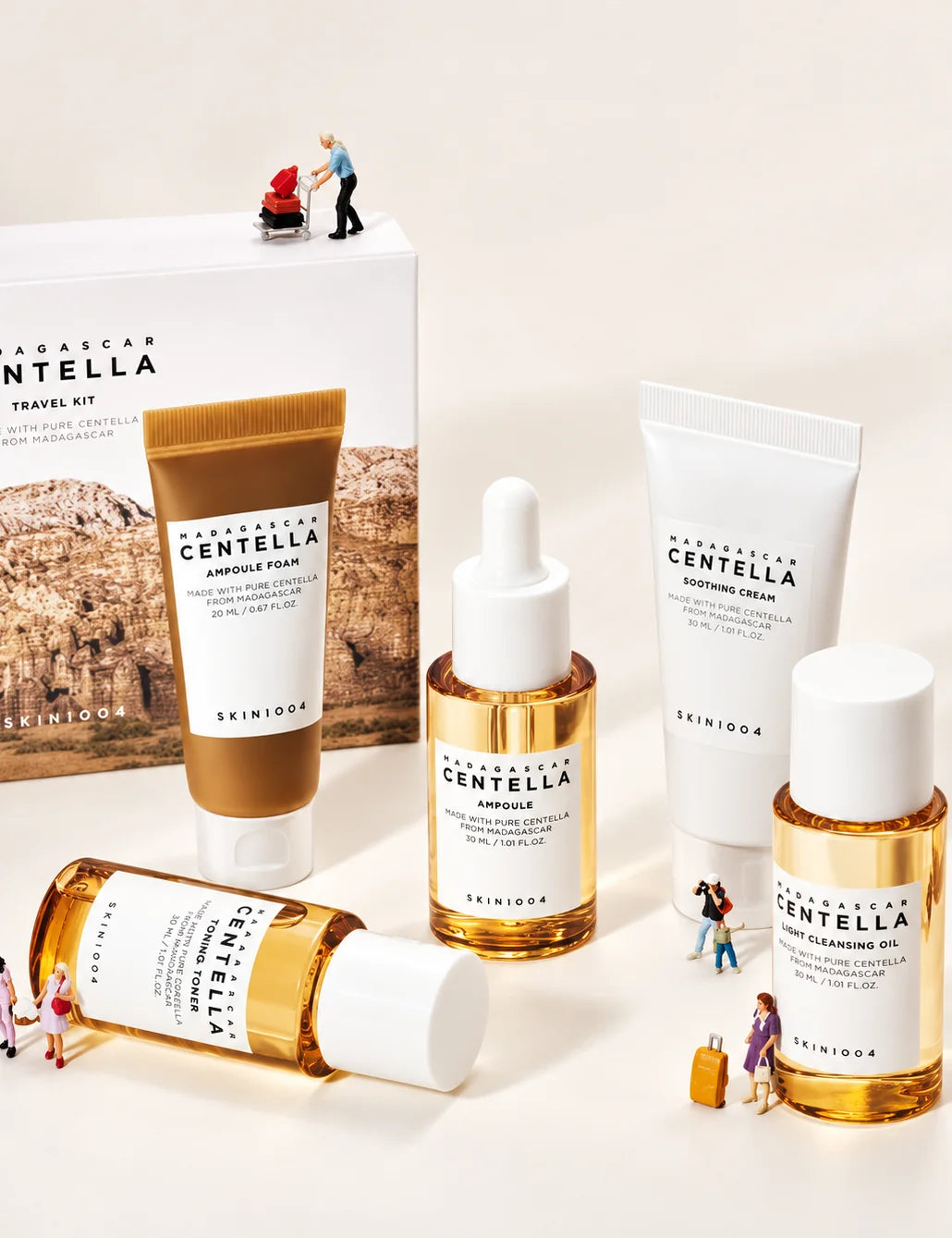 Madagascar Centella Travel Kit