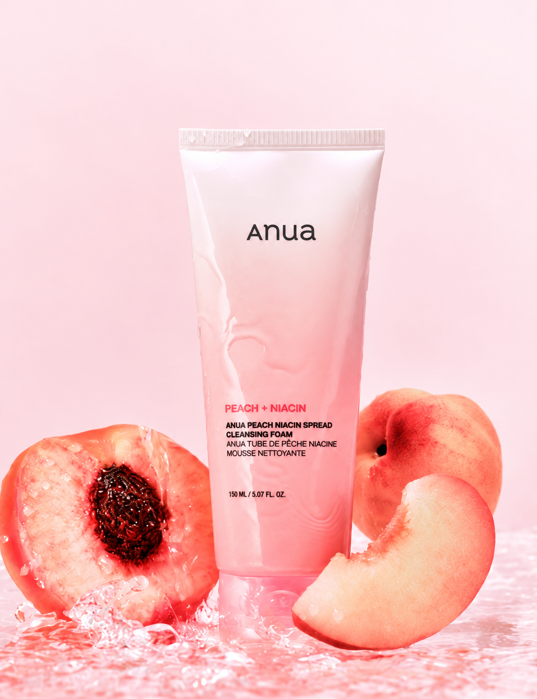 Peach Niacin Spread Cleansing Foam
